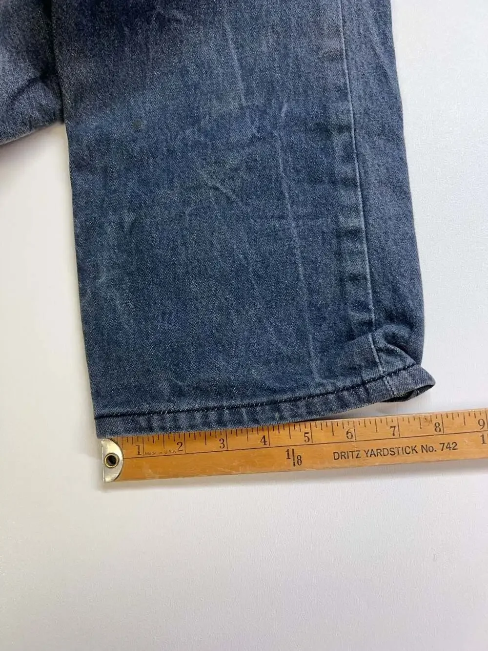 Y2K Levis 501 Washed Black Jeans Mens 35x34 (34x32) Distressed Paint 0436